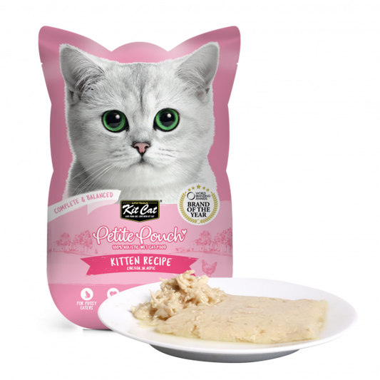 Kit Cat - Petite Pouch Complete & Balanced Kitten Chicken in Aspic 70g