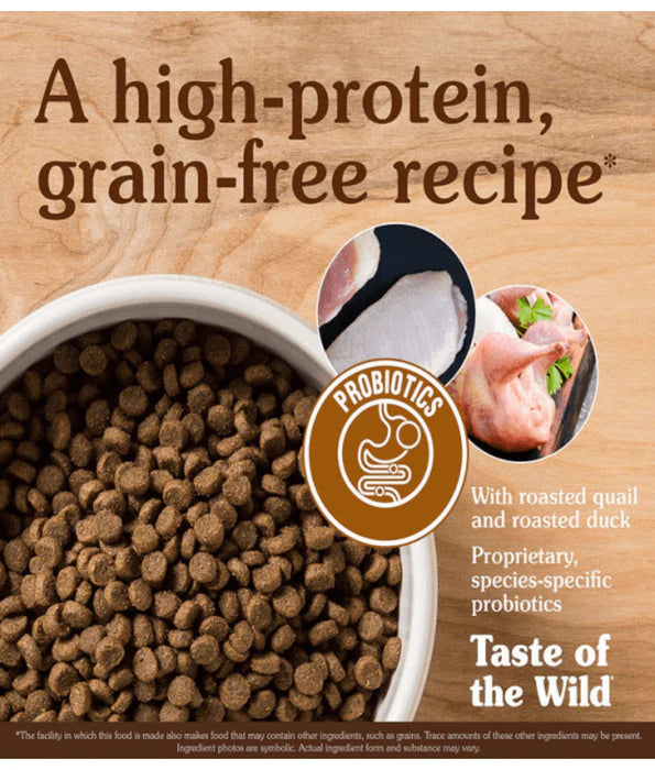 Taste Of The Wild - cat Lowland Creek Feline Recipe with Roasted Quail & Roasted Duck 2 kg