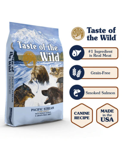Taste of The Wild - dog Pacific Stream Adult- Smoked Salmon 2kg - 12 kg
