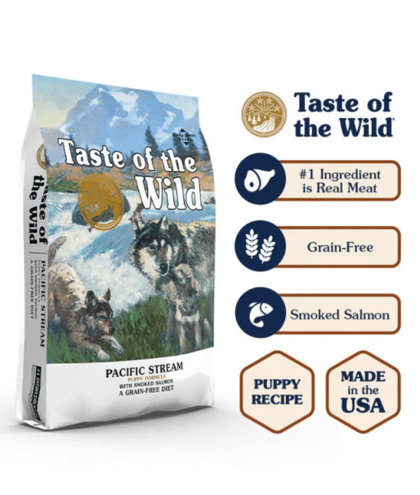 Taste of The Wild - dog Pacific Stream Puppy- Smoked Salmon 2kg - 12 kg