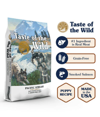 Taste of The Wild - dog Pacific Stream Puppy- Smoked Salmon 2kg - 12 kg