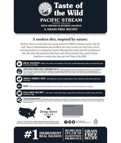 Taste of The Wild - dog Pacific Stream Puppy- Smoked Salmon 2kg - 12 kg
