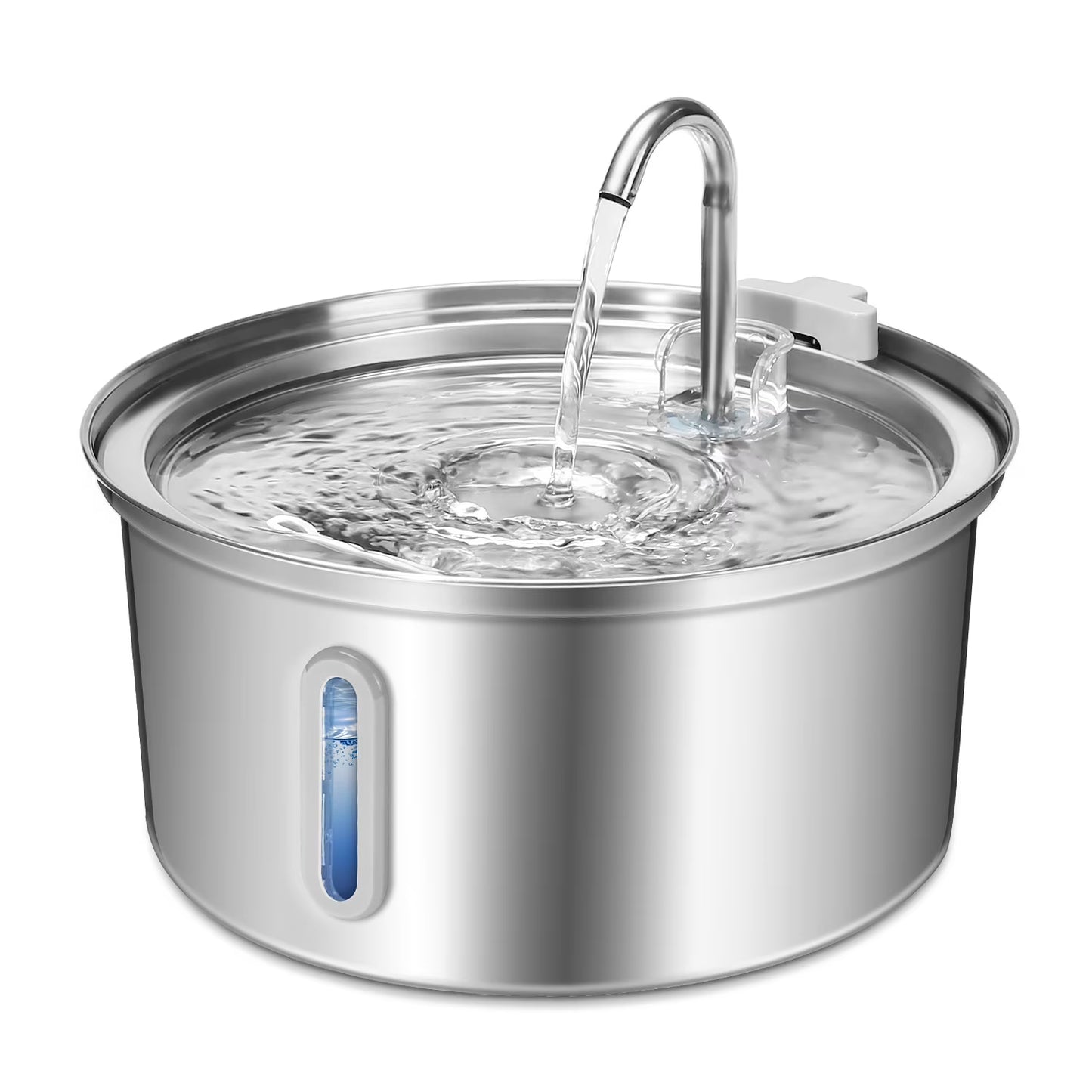 Stainless Steel -  Pet Water Fountain Cat Water Dispenser 4lt