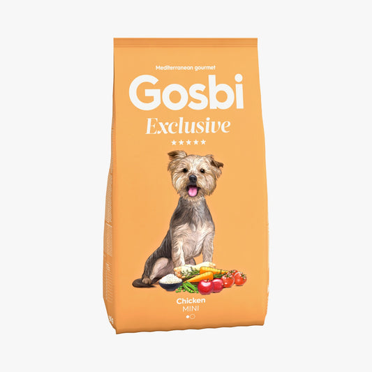 Gosbi - dog Exclusive, Hypoallergenic Chicken Adult Dry Food For Mini and Small Breeds 2kg-7kg