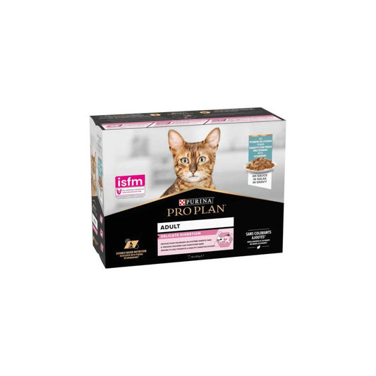 Purina Pro Plan - Cat Delicate Digestion Wet Cat Food, Oceanfish in Gravy 85gx10