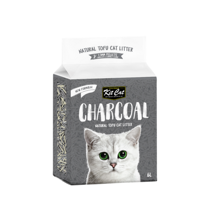 Kit Cat - Natural Tofu Cat Litter 1.5mm – Charcoal 6L