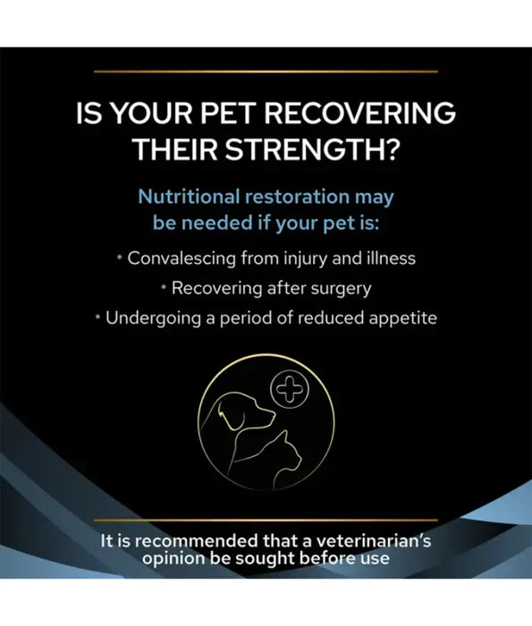 Purina Pro Plan - Cat Veterinary Diets, CN Convalescence Wet Food for Cats & Dogs, High-Energy Recovery Mousse - 195g