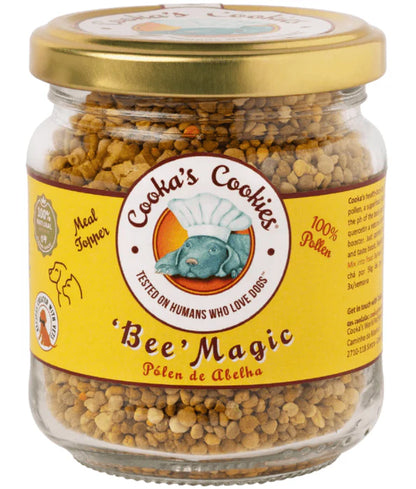 Cooka’s Cookies - dog Bee Magic, Meal Topper, Bee Pollen Granules, Nutrient-Rich Superfood, All Life Stages, All Breed Sizes - 110g