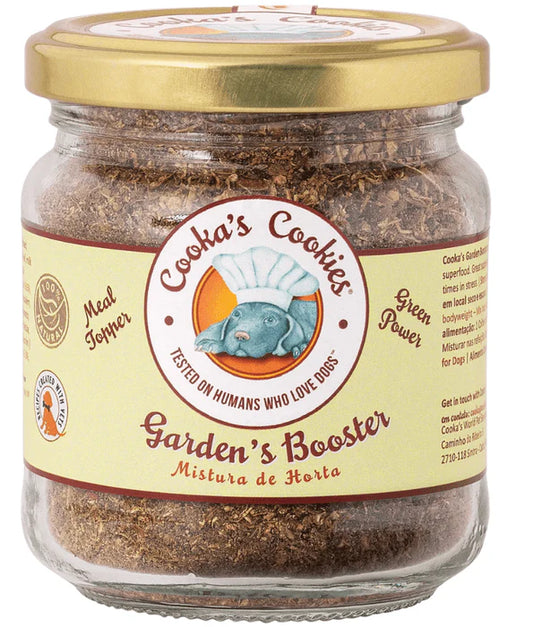 Cooka’s Cookies - dog Garden’s Booster, Meal Topper, Plant-Based Herbal Blend, Digestive & Sensitive Support, All Life Stages, All Breed Sizes - 80g