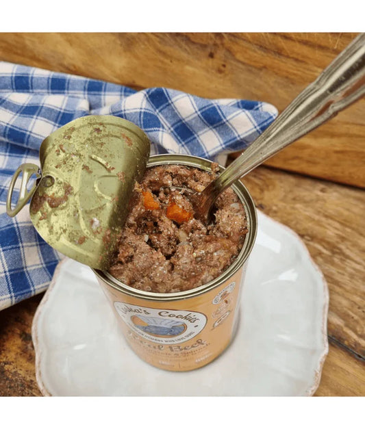 Cooka’s Cookies - dog Real Beef With Potatoes And Spinach, High Meat Wet Dog Food Recipe, Complete & Natural Nutrition, All Life Stages, All Breed Sizes - 400 g
