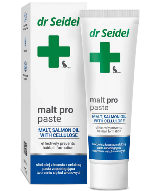 Dr Seidel - Malt Pro Paste, Salmon Oil, Cellulose, Hairball Control - 115g