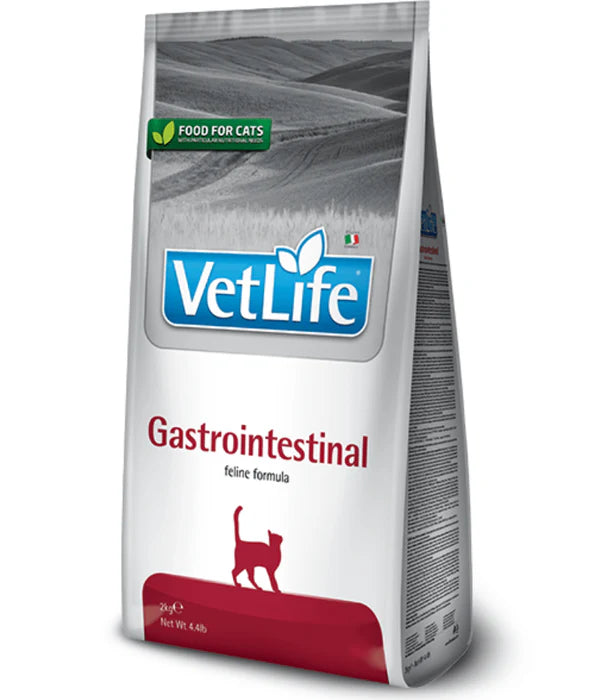 Farmina - cat Vet Life Gastrointestinal Feline, Chicken, Digestive Support Adult Dry Cat Food - 2 kg
