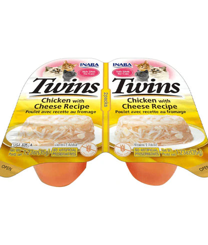 Inaba - cat Twins  Chicken with Cheese Recipe 2 Packs 70g