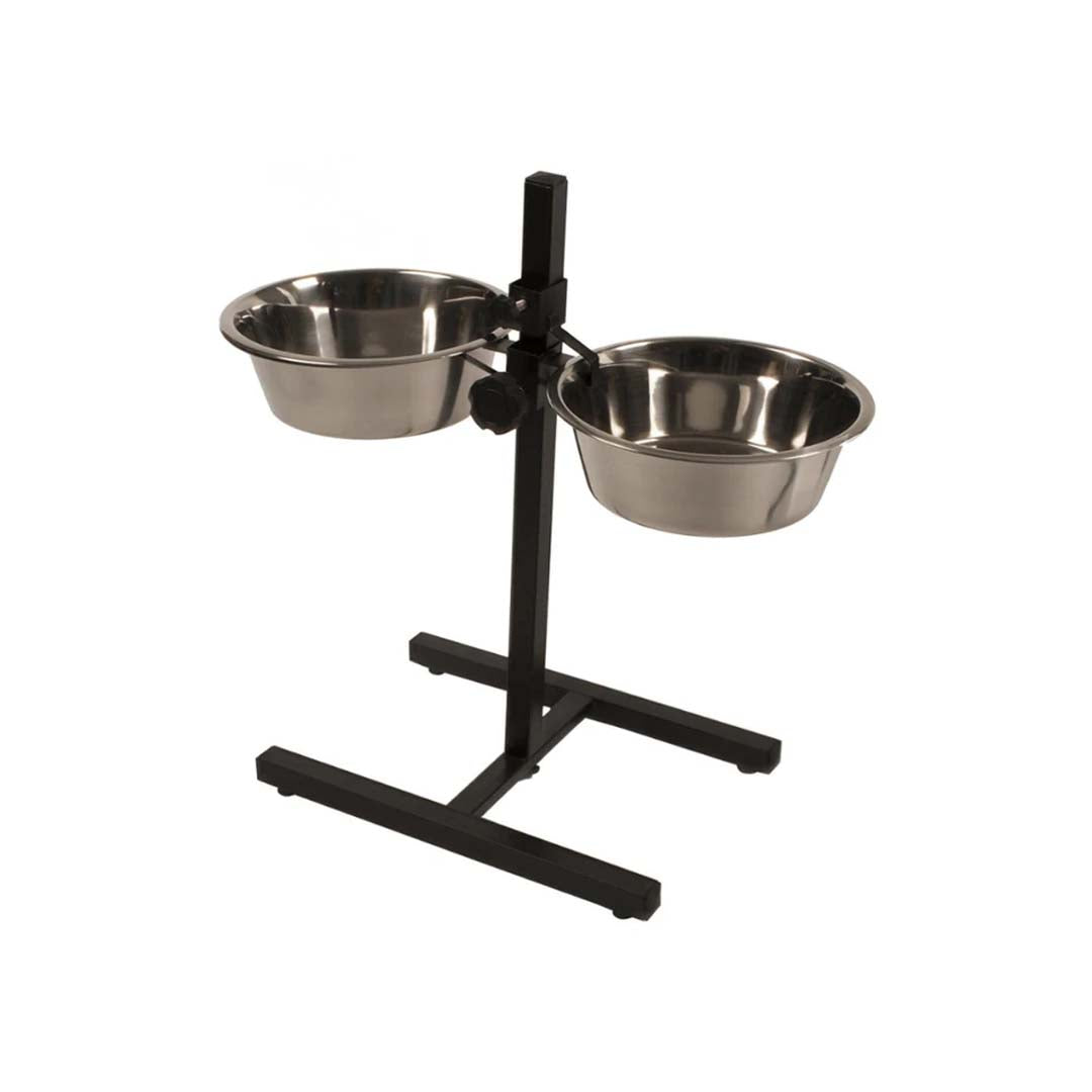 Duvo - Twin Feeder H-Stand + Bowls