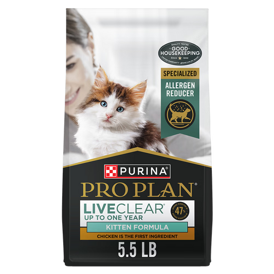 Purina Pro Plan - Cat LiveClear Kitten Chicken & Rice Formula Allergen Reducing 1.4kg
