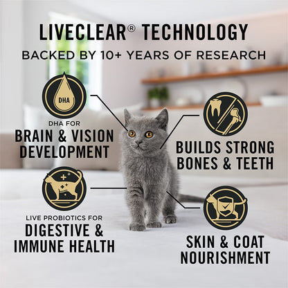 Purina Pro Plan - Cat LiveClear Kitten Chicken & Rice Formula Allergen Reducing 1.4kg