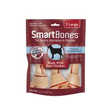 Smart Bones - dog real chicken 3 large