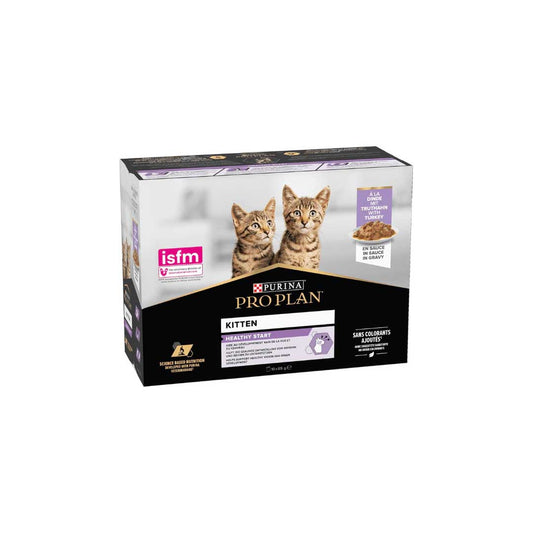 Purina Pro Plan - Cat Kitten, Wet Cat Food, Turkey in Gravy 85gx10