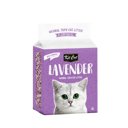 Kit Cat - Natural Tofu Cat Litter 1.5mm – Lavender 6L