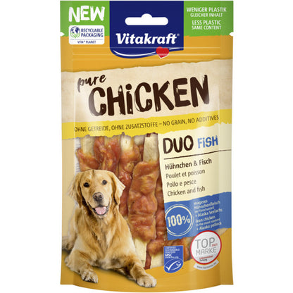 Vitakraft - dog pure chicken duo fish 80g