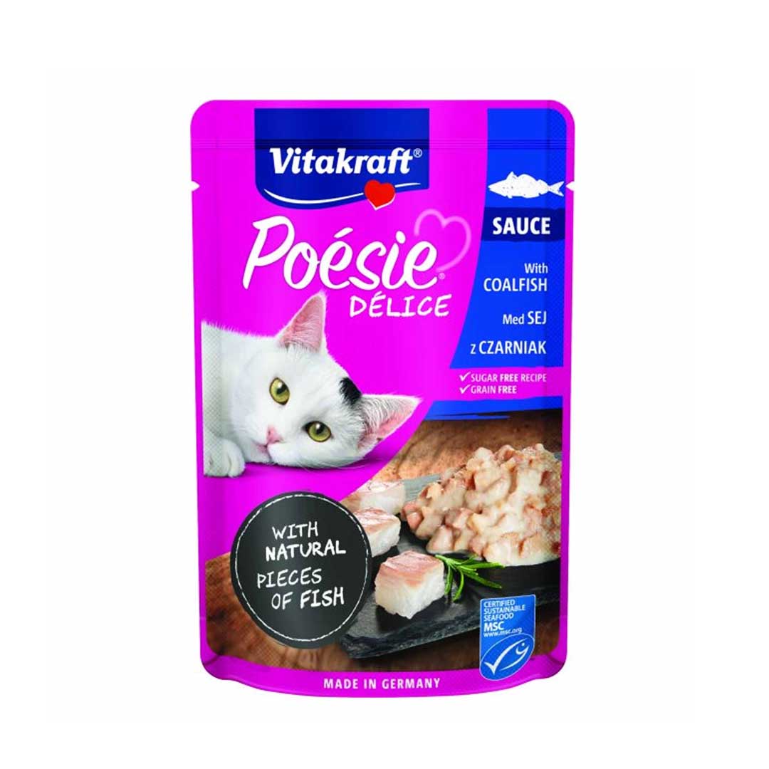 Vitakraft - cat Poesie Delisauce with Pollock 85g