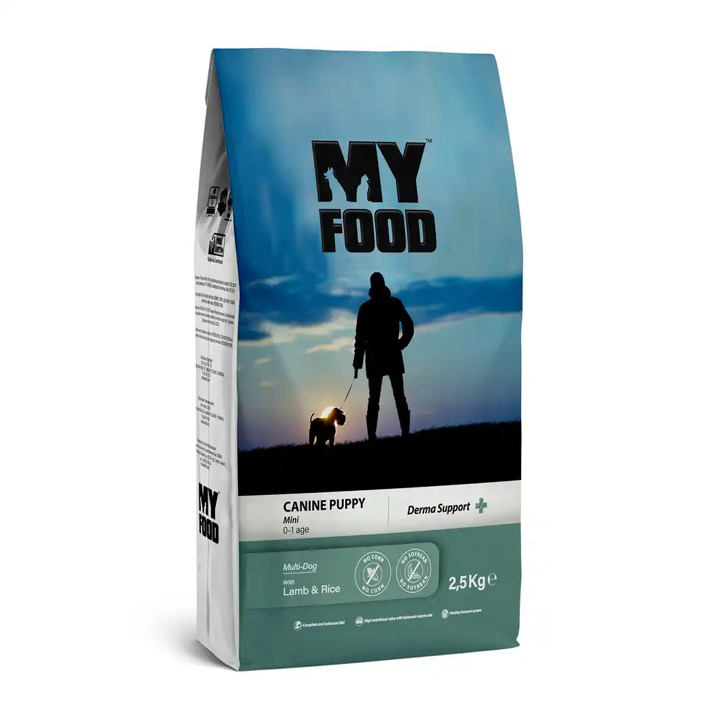My Food - dog canine puppy mini with lamb & rice 2.5kg