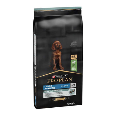 Purina Pro Plan - dog Puppy Large Athletic, Sensitive Digestion Dry Dog Food, Lamb - 12kg