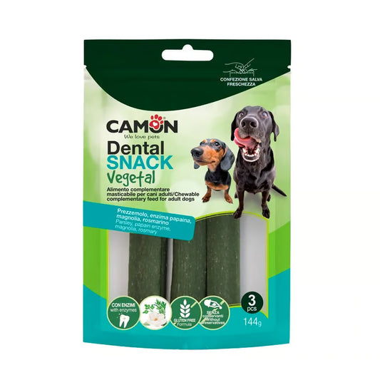 camon - Dental Snacks Vegetal with enzima papaina 3pcs 144g