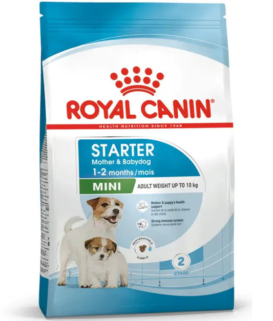Royal Canin - dog Mini Starter Mother & Babydog, Chicken, Immune Support, Digestive Health, Mini Breed Dog Dry Dog Food - 4 kg