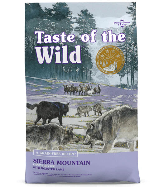 Taste of The Wild - dog Sierra Mountain Adult- Roasted Lamb 2kg - 12 kg