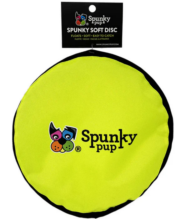Spunky Pup - Soft Disc, Lightweight Floating Fetch Toy for Dogs