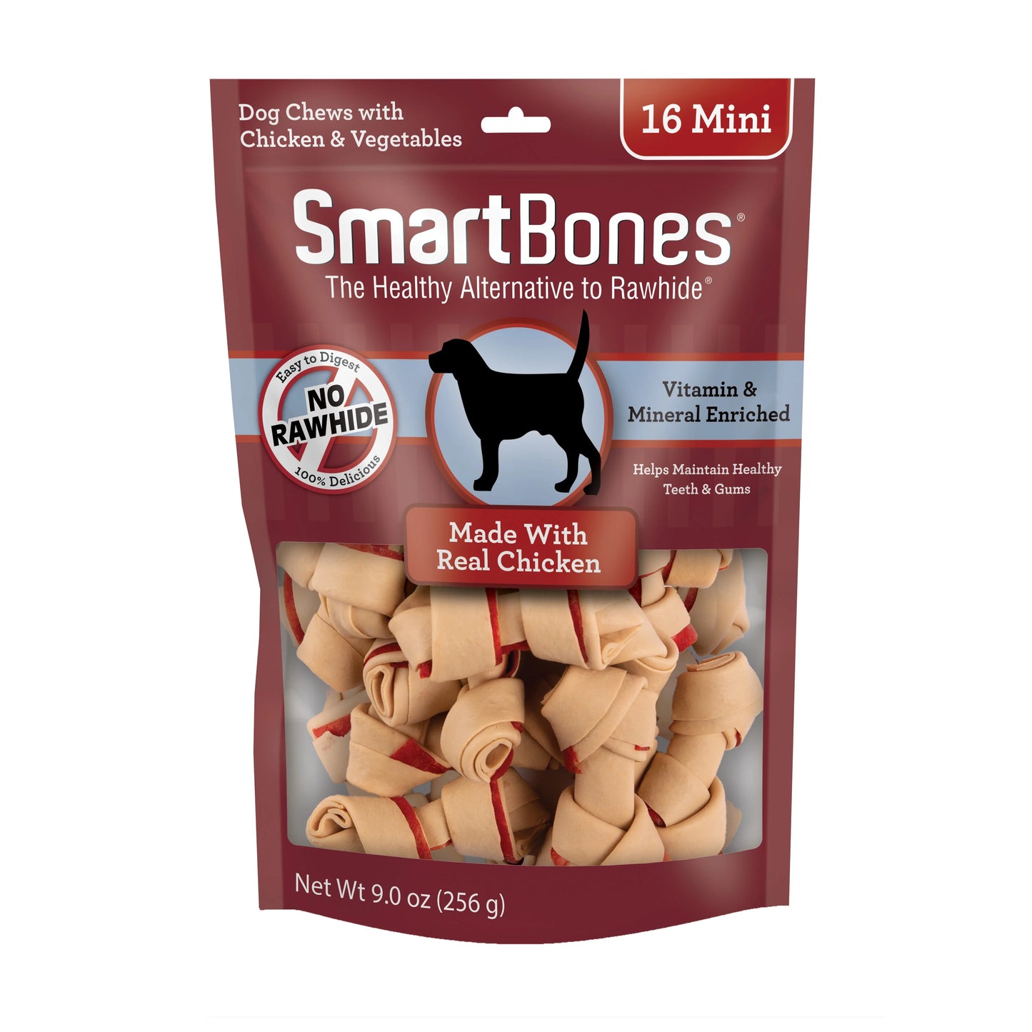 Smart Bones - dog real chicken 16 mini
