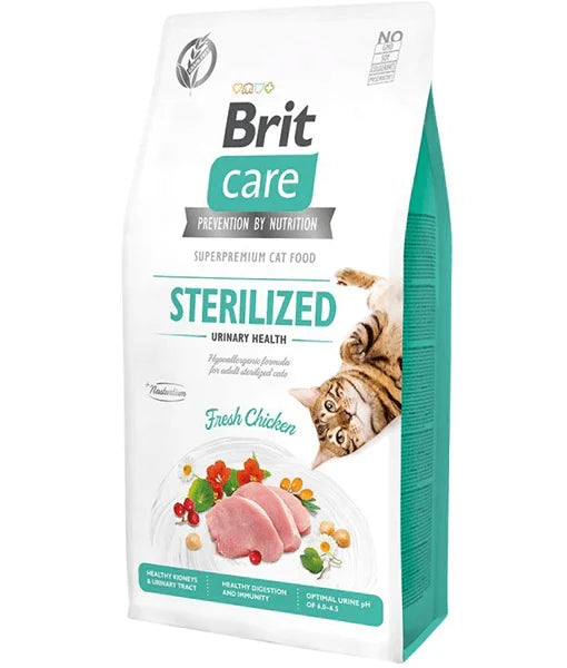 Brit Care - Grain-Free Sterilized Urinary Health, Adult, Dry Cat Food - 2kg