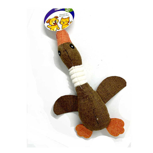 Let's Bond - dog toy duck squeaky goose