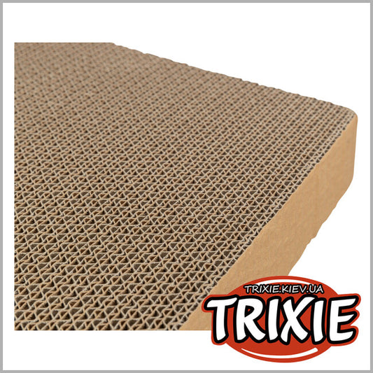 cat scratcher - cardboard with ball trixie