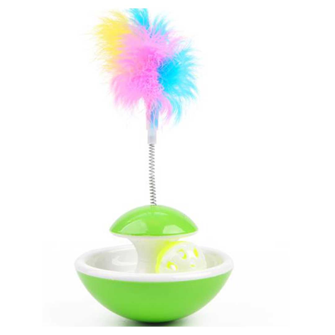 Tumbler amusement plate - cat toy