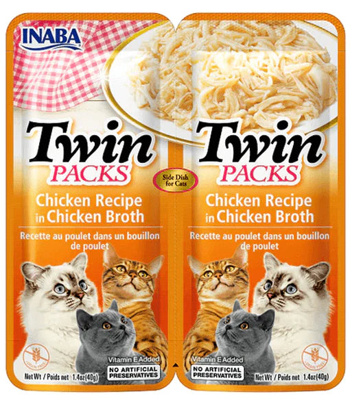 Inaba - cat Twin Pack Chicken Recipe in Chicken Broth 80g