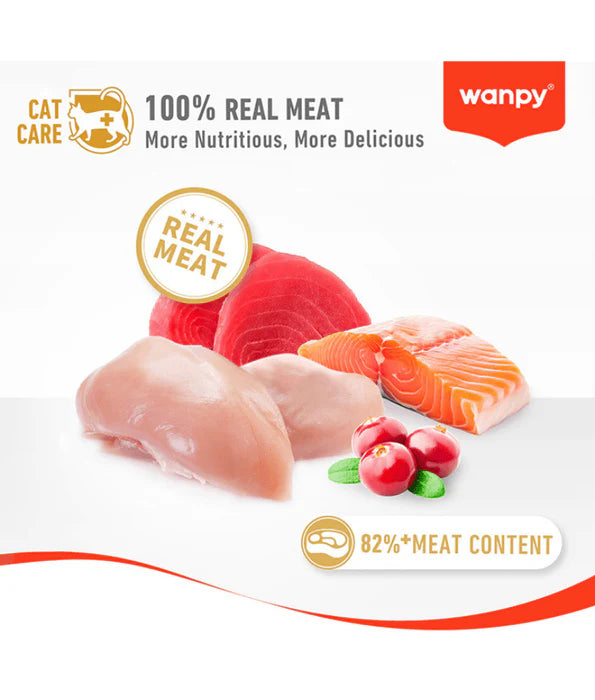 Wanpy - cat Urinary Care Creamy Treat, Duck & Chicken, Urinary Support, All Life Stages - 70 g