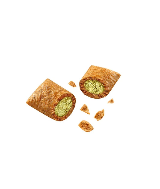 Wanpy - Crunchy Pockets Catnip & Chicken Recipe, Cat Treat, Chicken & Catnip, Dual Texture Crunchy Shell & Soft Center, All Life Stages - 60 g