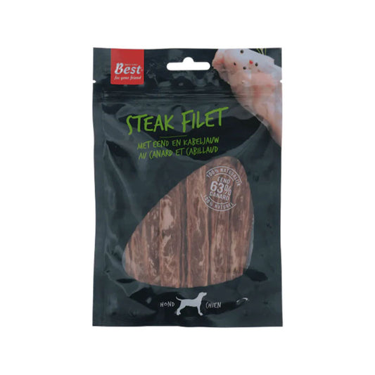 Pets Unlimited - Steak Fillet with Duck and Cod Treats for Dogs - 100g