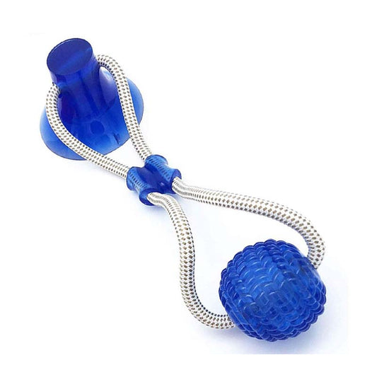 Pet toy-Playing Rubber Ball Rope Suction - Dog Toy